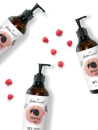 Balsam do ciała po kąpieli Botanical, Malinowy Sad