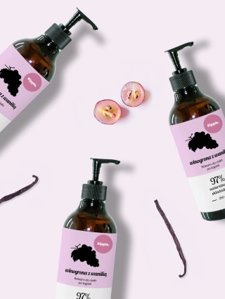 Balsam do ciała po kąpieli Botanical, Winogrona z wanilią
