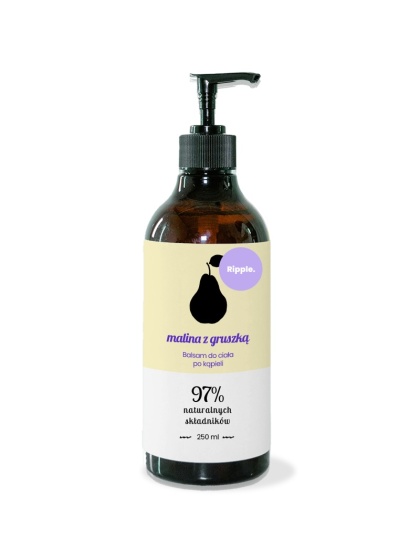 Balsam do ciała po kąpieli Ripple, malina z gruszką