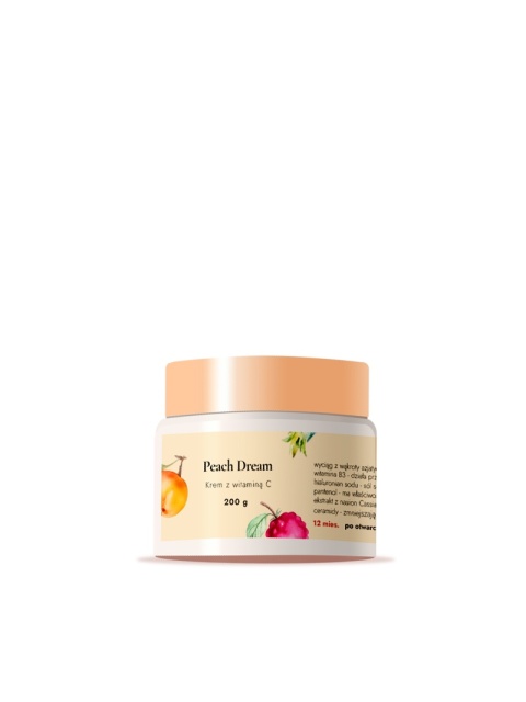 Kojący krem odżywczo-nawilżający, Peach Dream 200 g